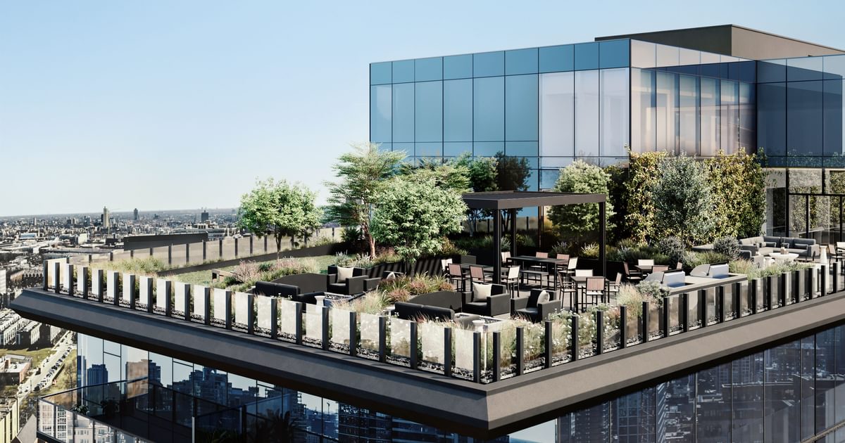 920 North Wells rooftop deck amenity - Chicago, IL